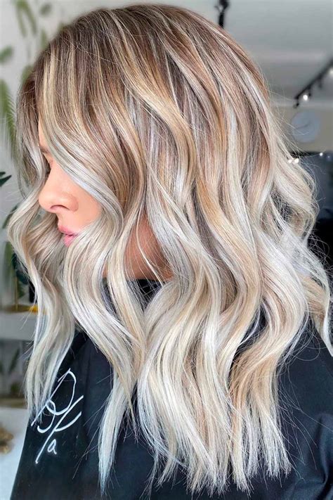 ash blonde highlights hair color|ash blonde with platinum highlights.